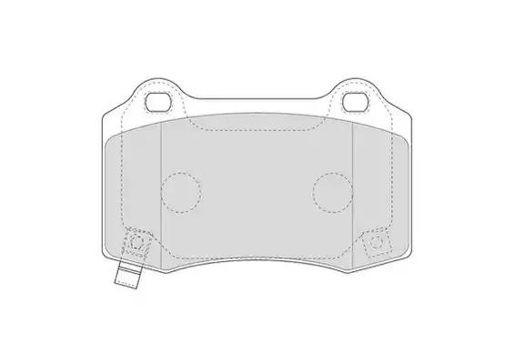 Jurid chrysler гальмівні колодки задн.300c tesla model s 70d awd 15- jeep grand... 573623J BENDIX JURID