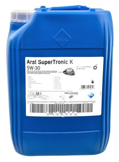 Олива моторна supertronic k 5w-30 20л 5W30SUTRK20L ARAL