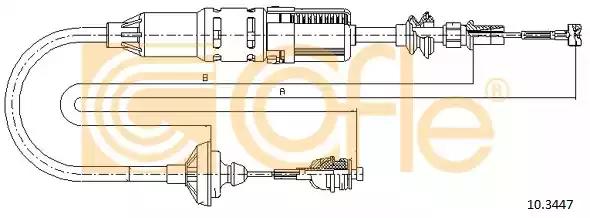 Трос управление сцеплением 103447 COFLE