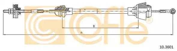 Трос зчеплення 103601 COFLE