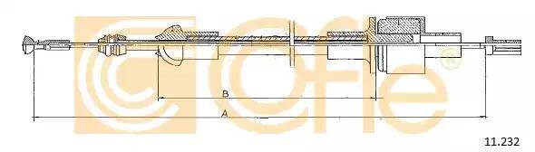 Трос зчеплення 11232 COFLE
