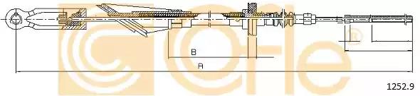 Тросовий привод, привод зчеплення 12529 COFLE