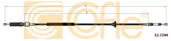 Тросовий привод, коробка передач 127244 COFLE