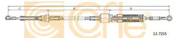 Трос ступенчатая коробка передач 127255 COFLE