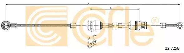 Тросовий привод, коробка передач 127258 COFLE