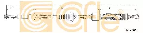 Трос ступенчатая коробка передач 127285 COFLE