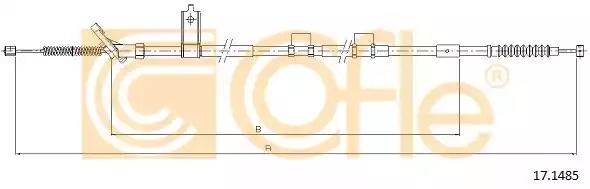 Трос стояночная тормозная система 171485 COFLE