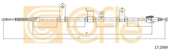 Трос ручника 172569 COFLE