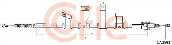 Linka h-ca pr hyundai ix20 10- 172581 COFLE