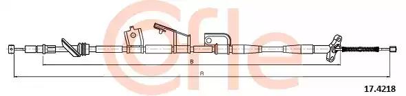 Linka hamulca ręcznego honda 174218 COFLE