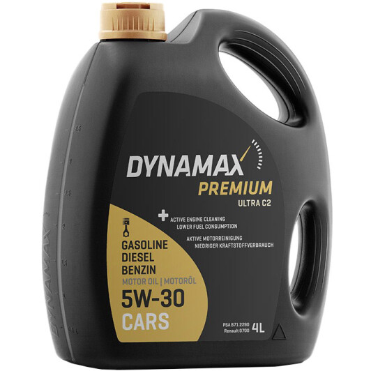 Масло моторне dynamax premium ultra c2 5w30 4l 502047 DYNAMAX