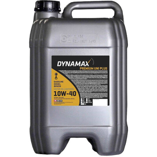 Масло моторне dynamax uni plus 10w40 20l 502124 DYNAMAX