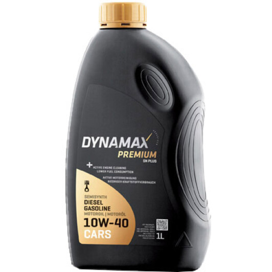 Масло моторне dynamax premium sn plus 10w40 1l 502647 DYNAMAX