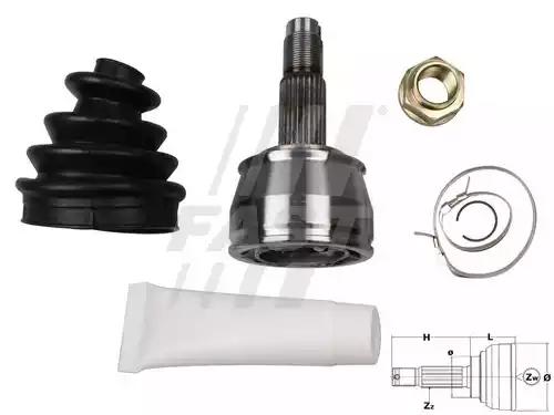 Шркш fiat doblo 09- panda ii 1.3d  fast FT25073K FAST