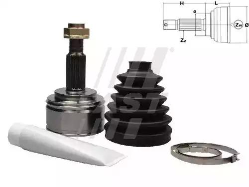 Ft25093k fast - шркш renault master iii 10 зовн 31/27 FT25093K FAST