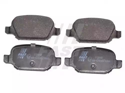 Комплект гальмівних накладок, дискове гальмо FT29162 FAST