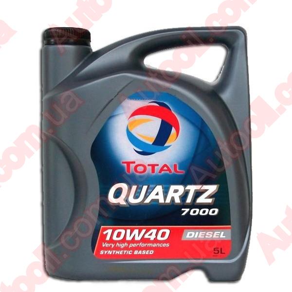 Масло моторне total quartz 7000 diesel 10w40 5л. 148646 TOTAL