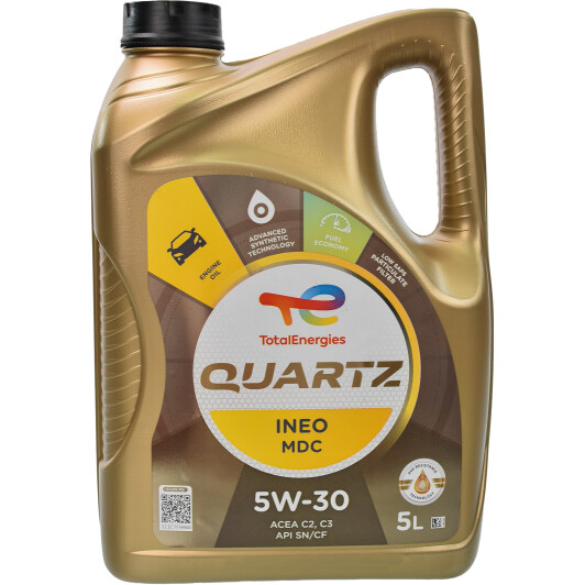 Олива total quartz ineo mdc 5w-30 5l 214031 TOTAL