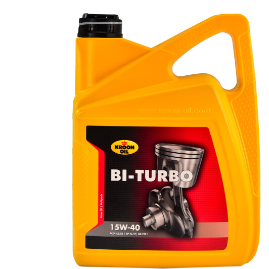 Олива моторна bi-turbo 15w-40 5л 00328 KROON OIL