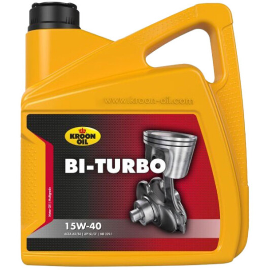 Олива моторна bi-turbo 15w-40 4л 33078 KROON OIL