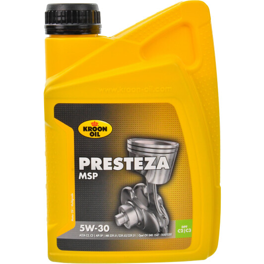 Олива моторна presteza msp 5w-30 1л 33228 KROON OIL