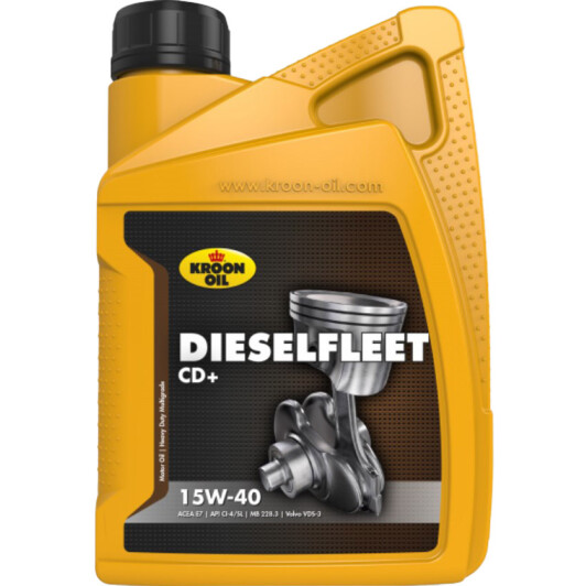 Олива моторна dieselfleet cd+ 15w-40 1л 35442 KROON OIL