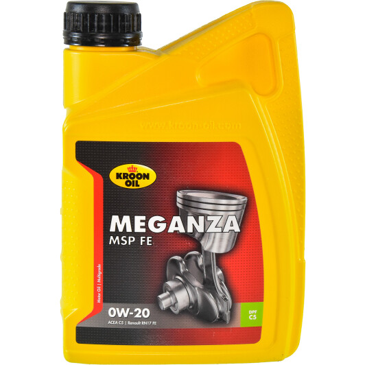 Олива моторна meganza msp fe 0w-20 1л 36786 KROON OIL