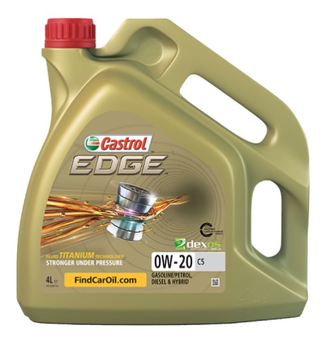 Олива моторна edge c5 0w-20 4л 0W20EC54L CASTROL