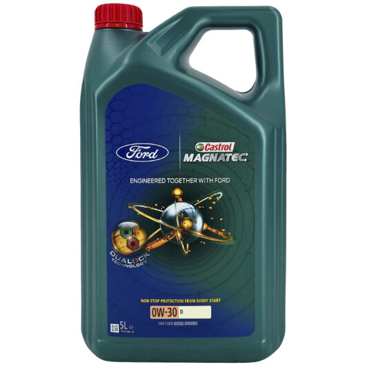 Castrol magnatec d 0w-30 ford logo 15F60C CASTROL