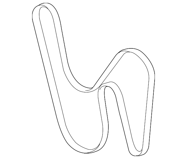 Поліклиновий ремінь 12639280 GENERAL MOTORS