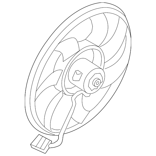 Вентилятор, система охолодження двигуна 13126382 GENERAL MOTORS