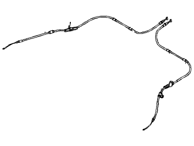 Трос ручного гальма chevrolet aveo лев вир-во gm 42639359 GENERAL MOTORS