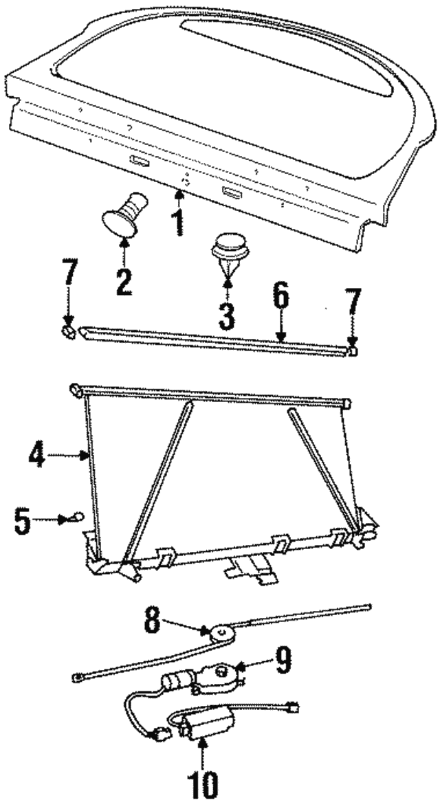 Клипса крепёжная 90431553 GM
