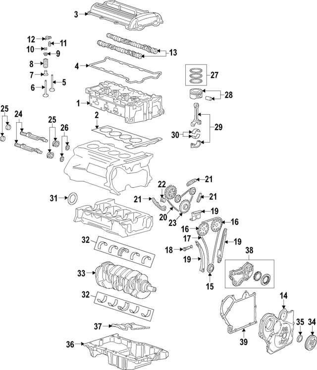 Ущільнювальне кільце, шток клапана 90537241 GENERAL MOTORS