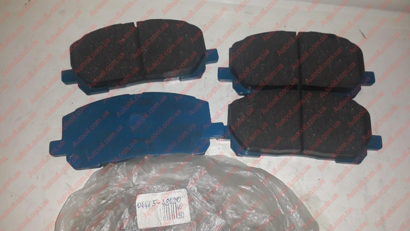 Колодки дискового тормоза 0446548020 TOYOTA