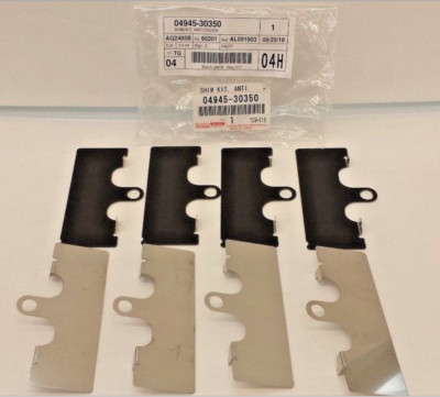 Ком-т противоскрипных пластин lexus gs 0494530350 TOYOTA