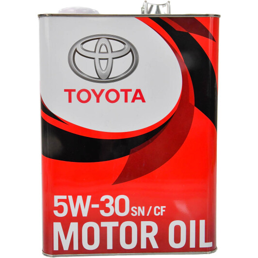 Олива моторна синтетична toyota sn/cf 5w-30 4л 0888083322 TOYOTA