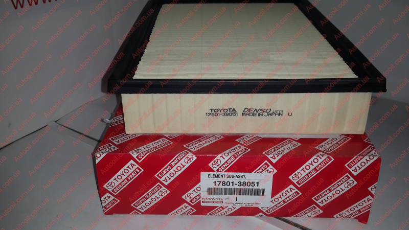 Фільтр повітряний 1780138051 TOYOTA
