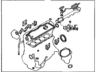 Повний комплект ущільнень, двигун 0411150360 TOYOTA