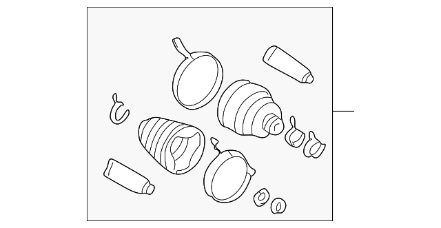 Пыльник шруса 0443842201 TOYOTA