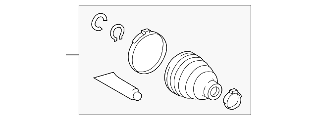 Пильовик шарніра ркш 0443912014 TOYOTA