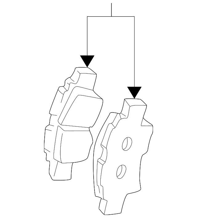 Колодки дискового тормоза 0446517140 TOYOTA