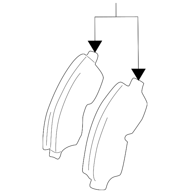 Колодки дискового тормоза 0446542130 TOYOTA