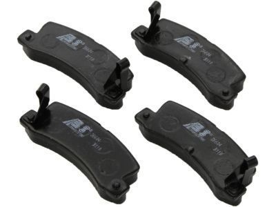 Комплект гальмівних накладок, дискове гальмо 0446617030 TOYOTA