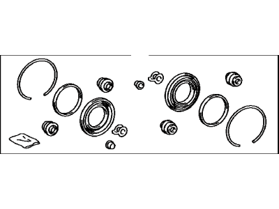 Ремонтний комплект, гальмівний супорт 0447874010 TOYOTA