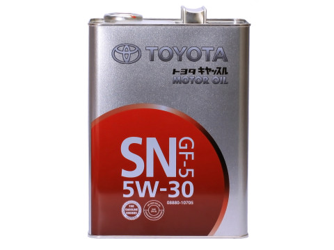 Олива моторна toyota 5w-30 sn 4 л 0888010705 TOYOTA