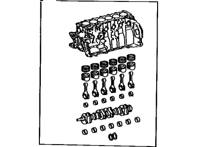 Block assy short 1140049085 TOYOTA