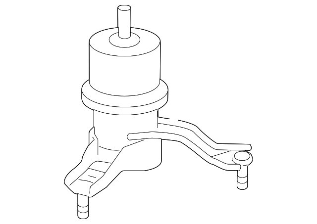 Опора, двигун 123620P090 TOYOTA