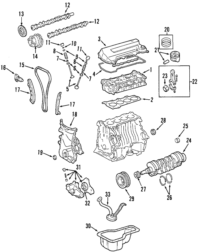 Вкладыш шатунный 130412202402 TOYOTA