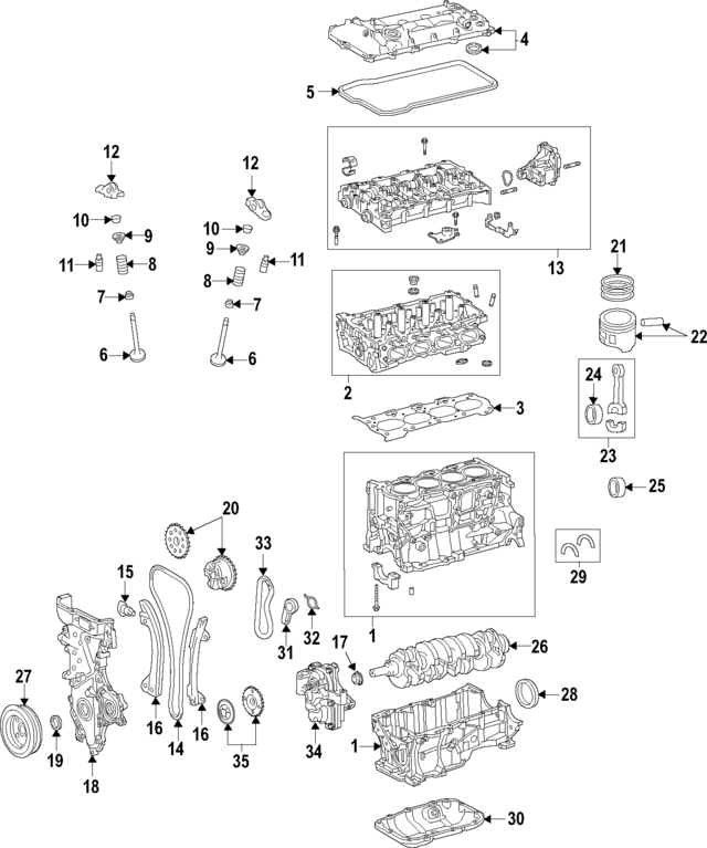 Шестерня колінвала 1352137020 TOYOTA